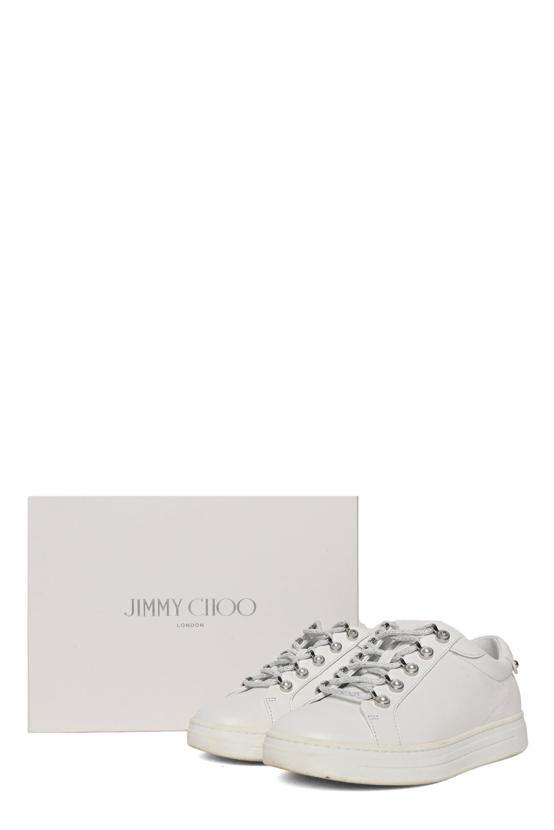 Jimmy Choo Size 36.5 Antibes Embellished Low-Top Sneaker