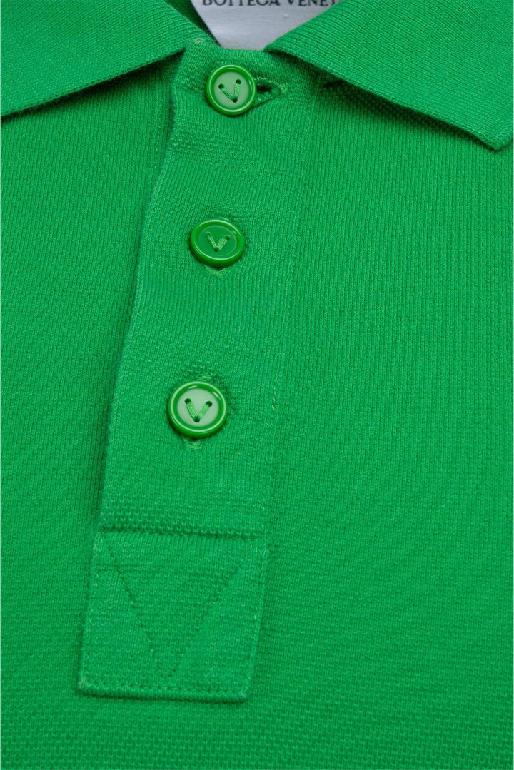 Bottega Veneta Size M Men's Green Polo Shirt