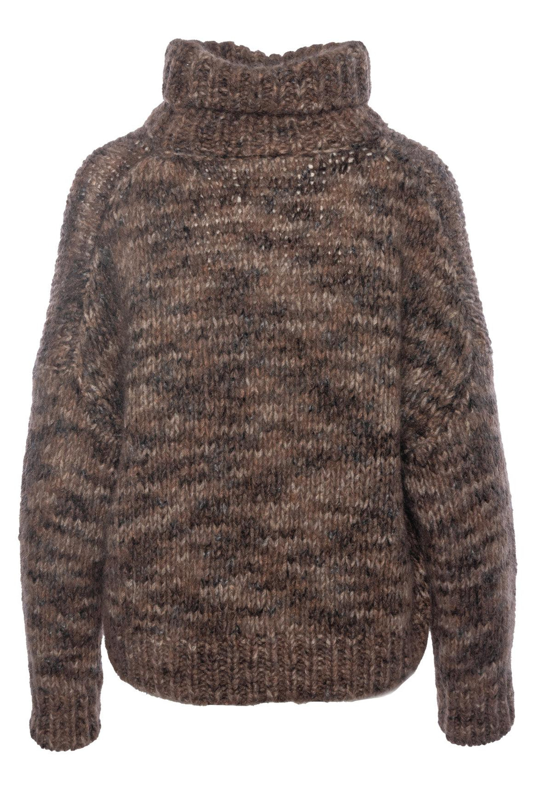 Brunello Cucinelli Size M Chunky Knit Cowl Neck Sweater