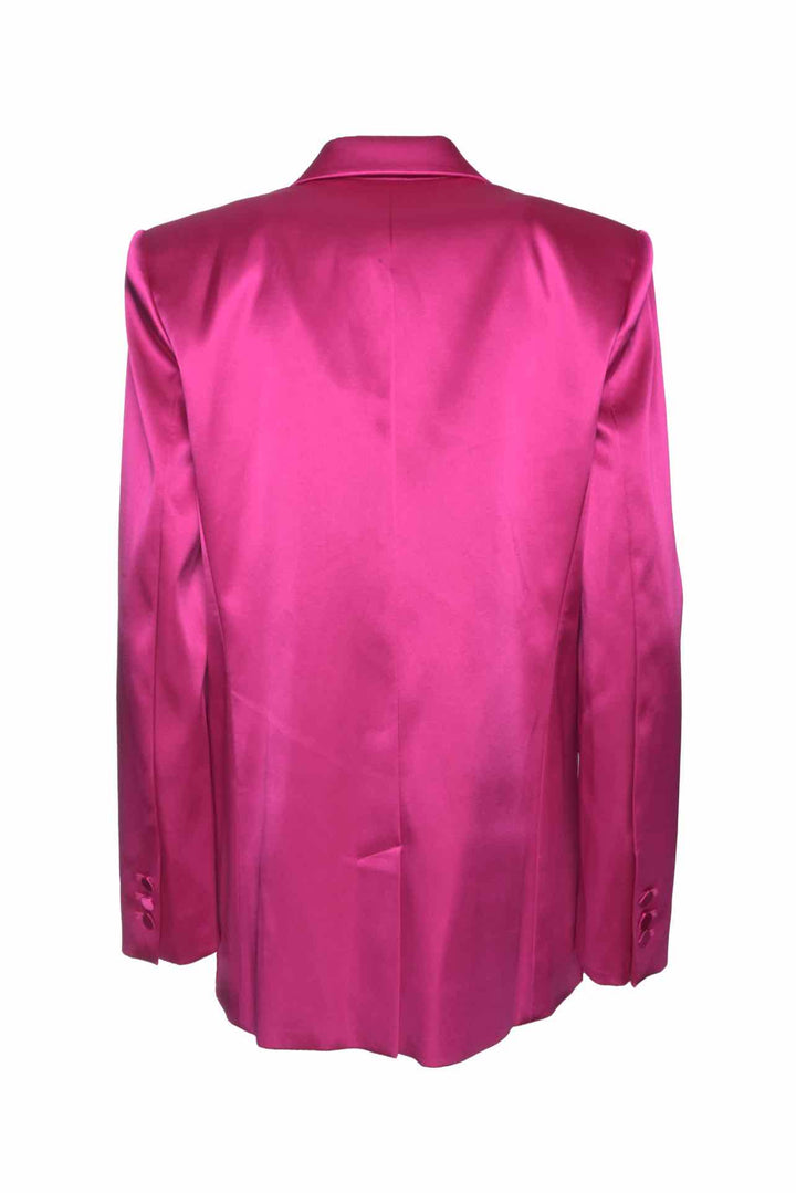 Frame Size S Satin Single Breasted Blazer