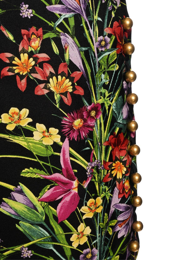 Gucci Size XS Floral Sleeveless Dress