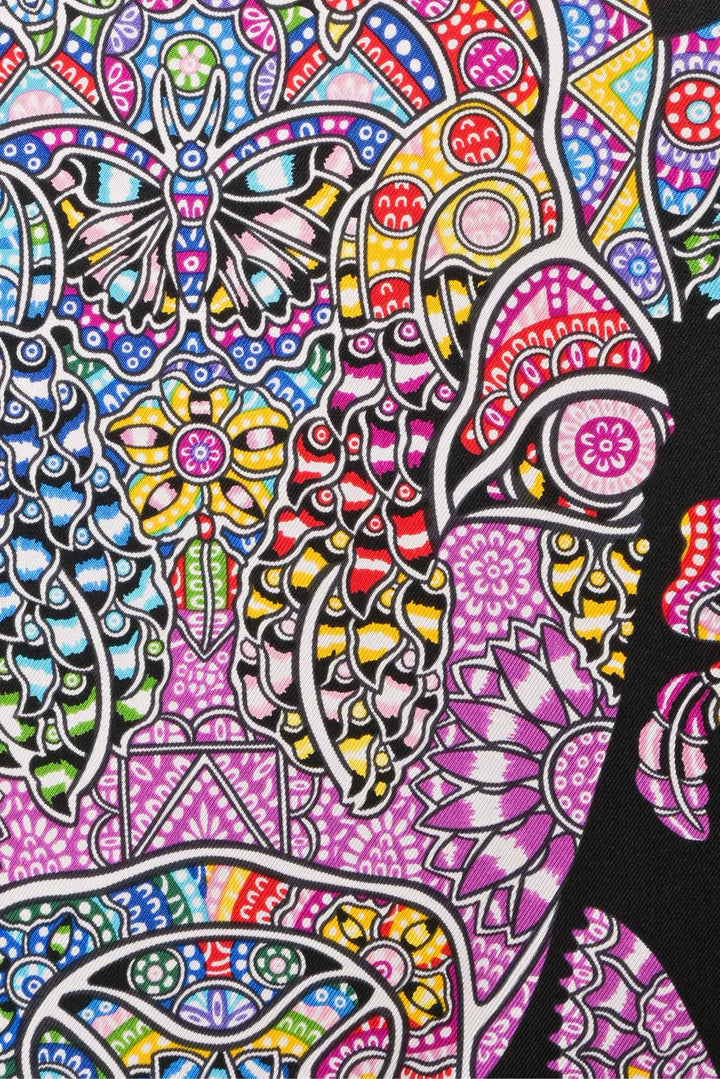 Hermes 'La Legende de la Fore' Silk Scarf