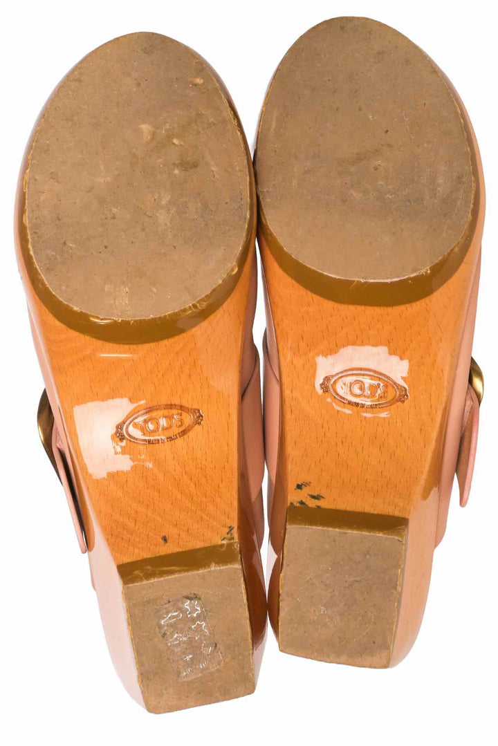 Tod's Size 36 Leather Clogs
