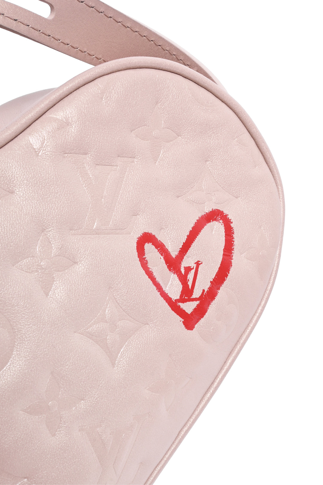 Louis Vuitton 2021 Monogram Embossed Lambskin Fall In Love Sac Coeur Crossbody