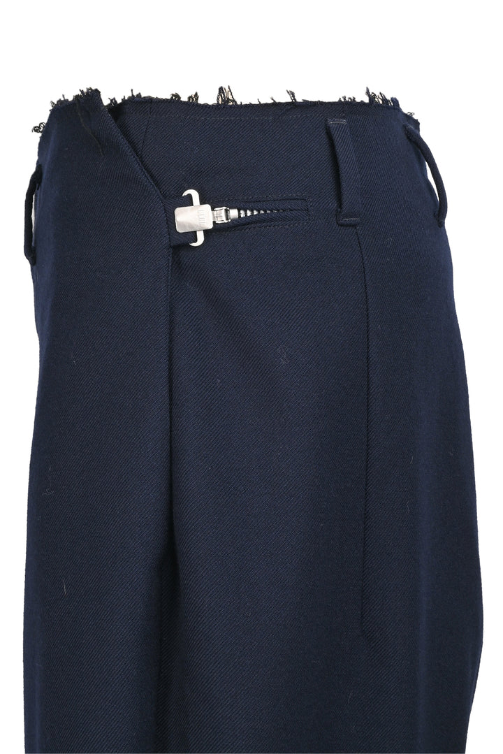 Maison Martin Margiela Size 40 Wool Raw Hem Pants