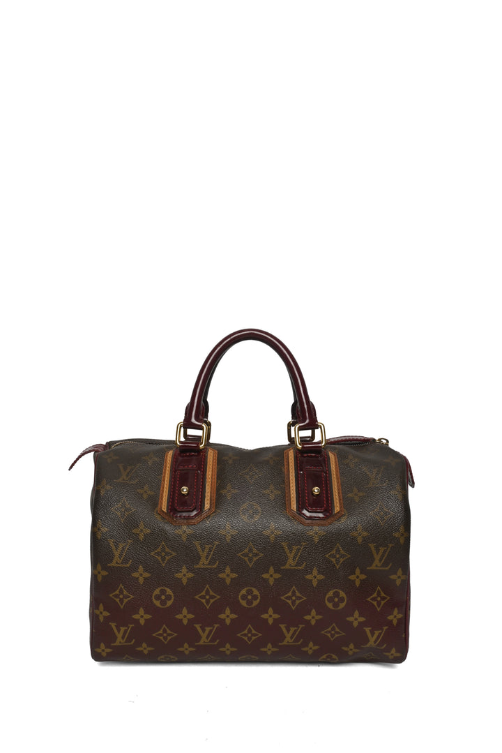 Louis Vuitton 2007 Limited Edition Bordeaux Monogram Mirage Speedy 30
