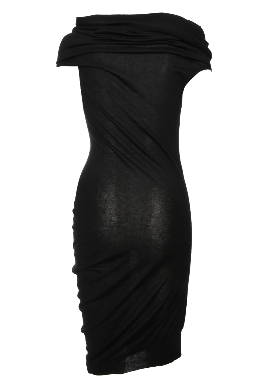 Alexander Mcqueen Size S Cashmere Cowl Neck Dress