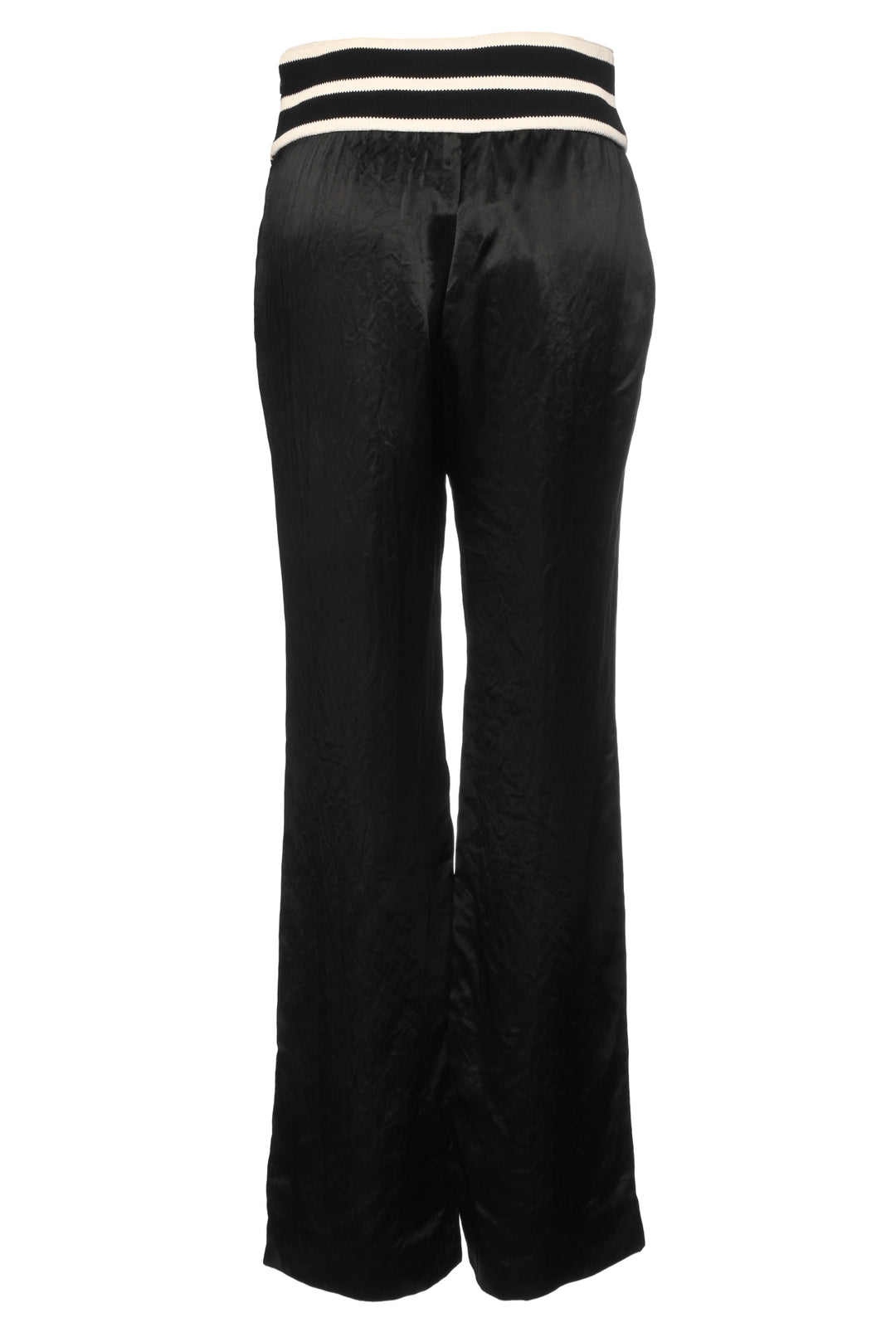 Chanel Size 36 2017 Striped Waist Satin Pants