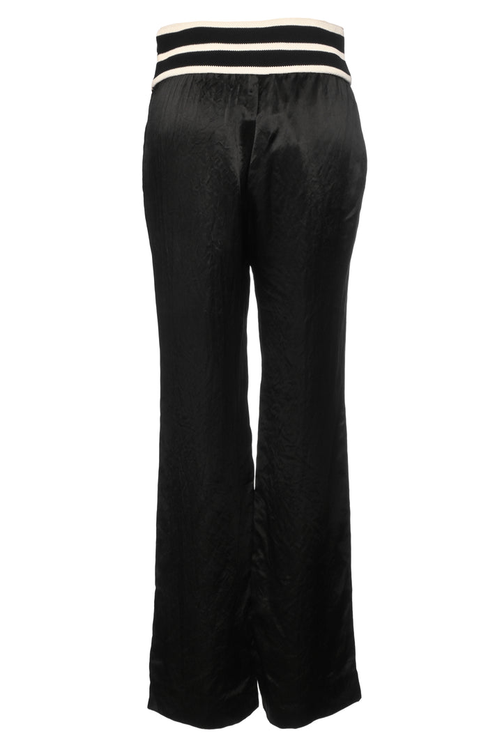 Chanel Size 36 2017 Striped Waist Satin Pants