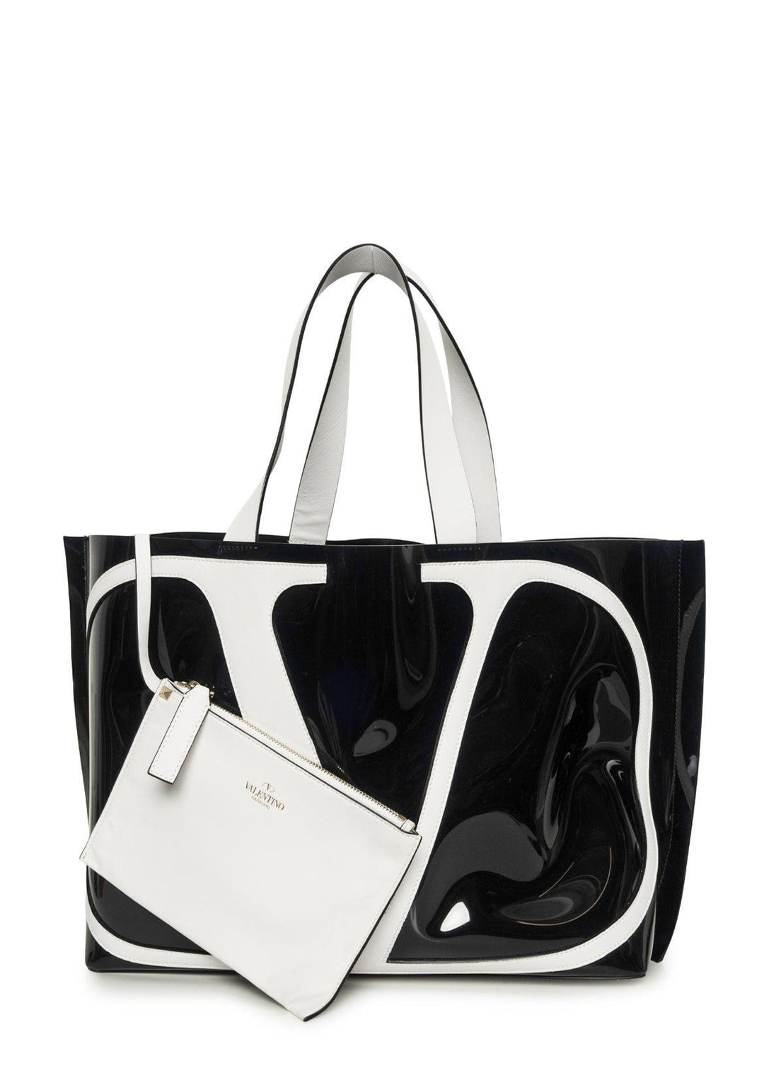 Valentino PVC Vlogo Escape Tote