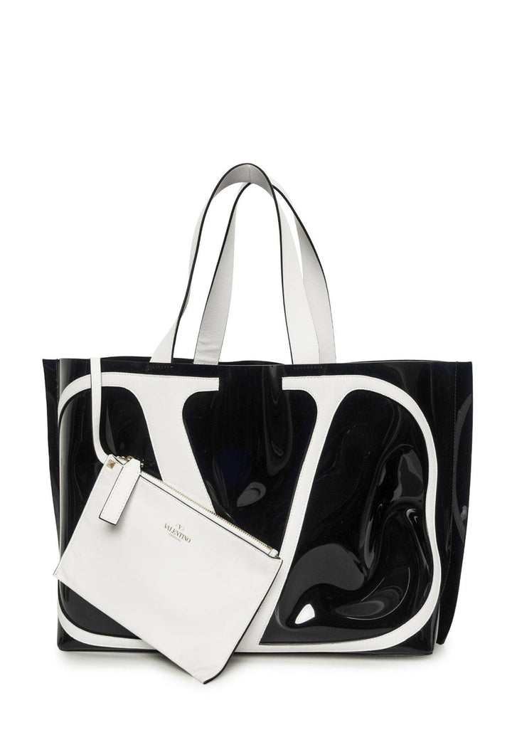 Valentino PVC Vlogo Escape Tote