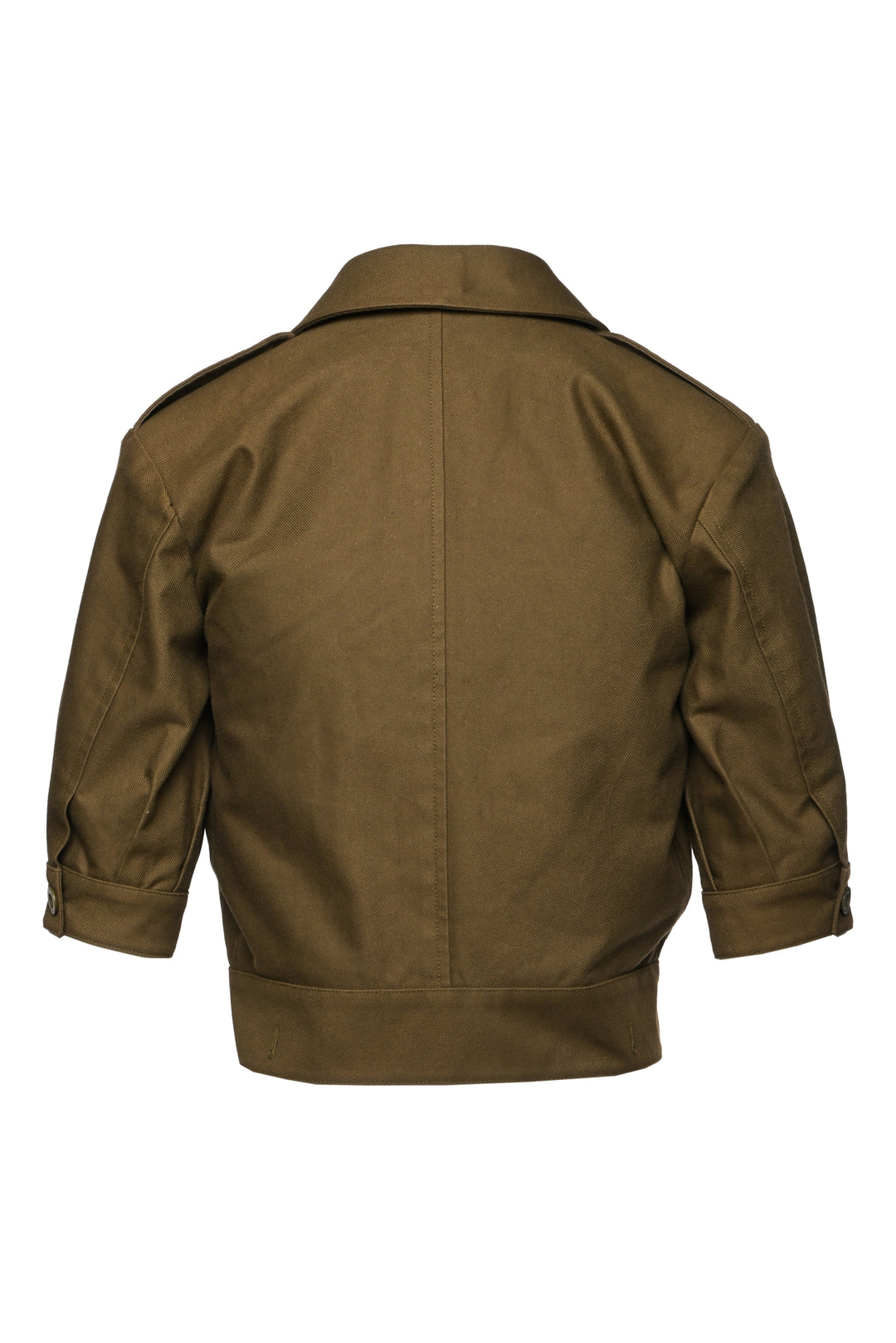 Saint Laurent Size 34 2013 Cropped Military Short Sleeved Jacket