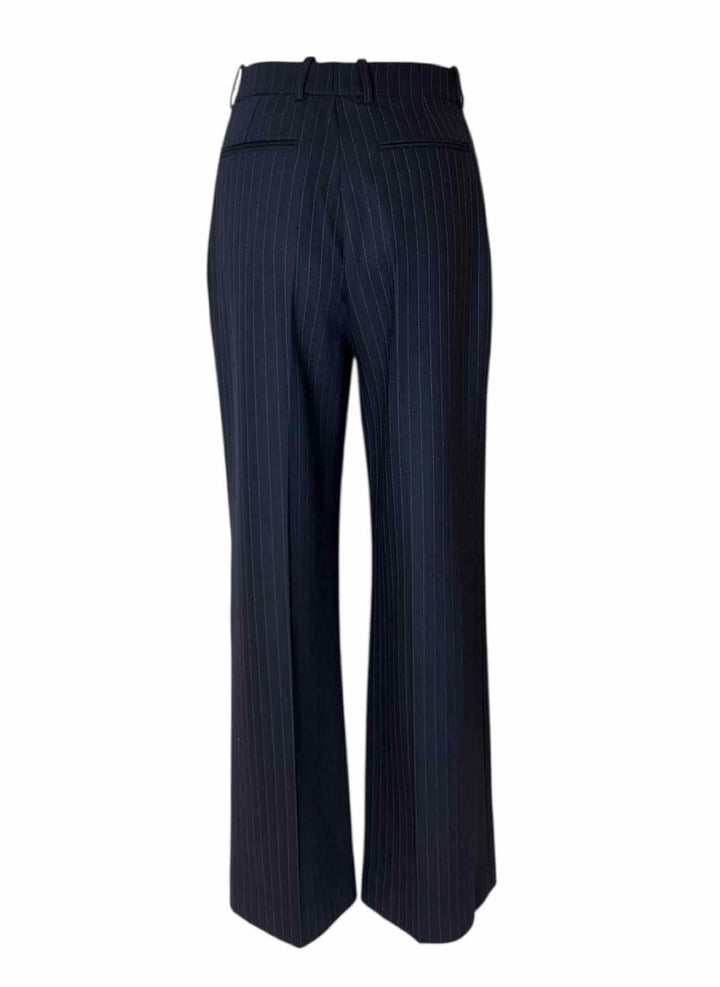 Saint Laurent Size 38 2022 Pinstripe Wide Leg Pants