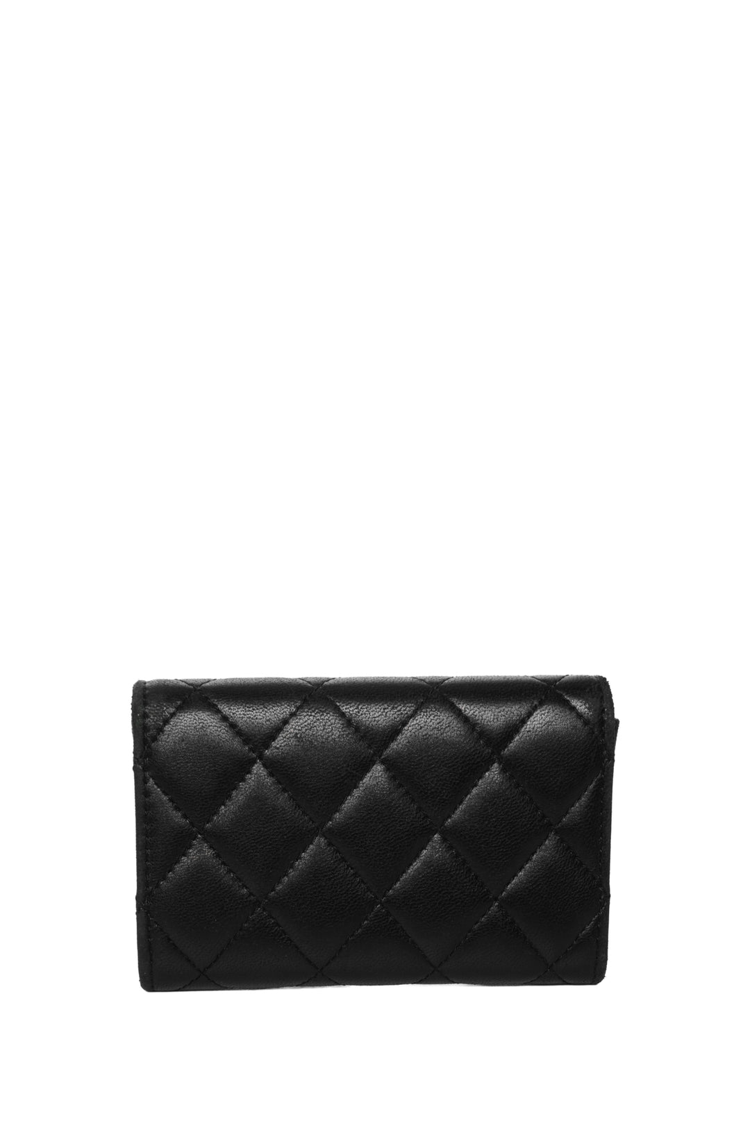 Chanel 2016-2017 Quilted Classic Flap Card Holder