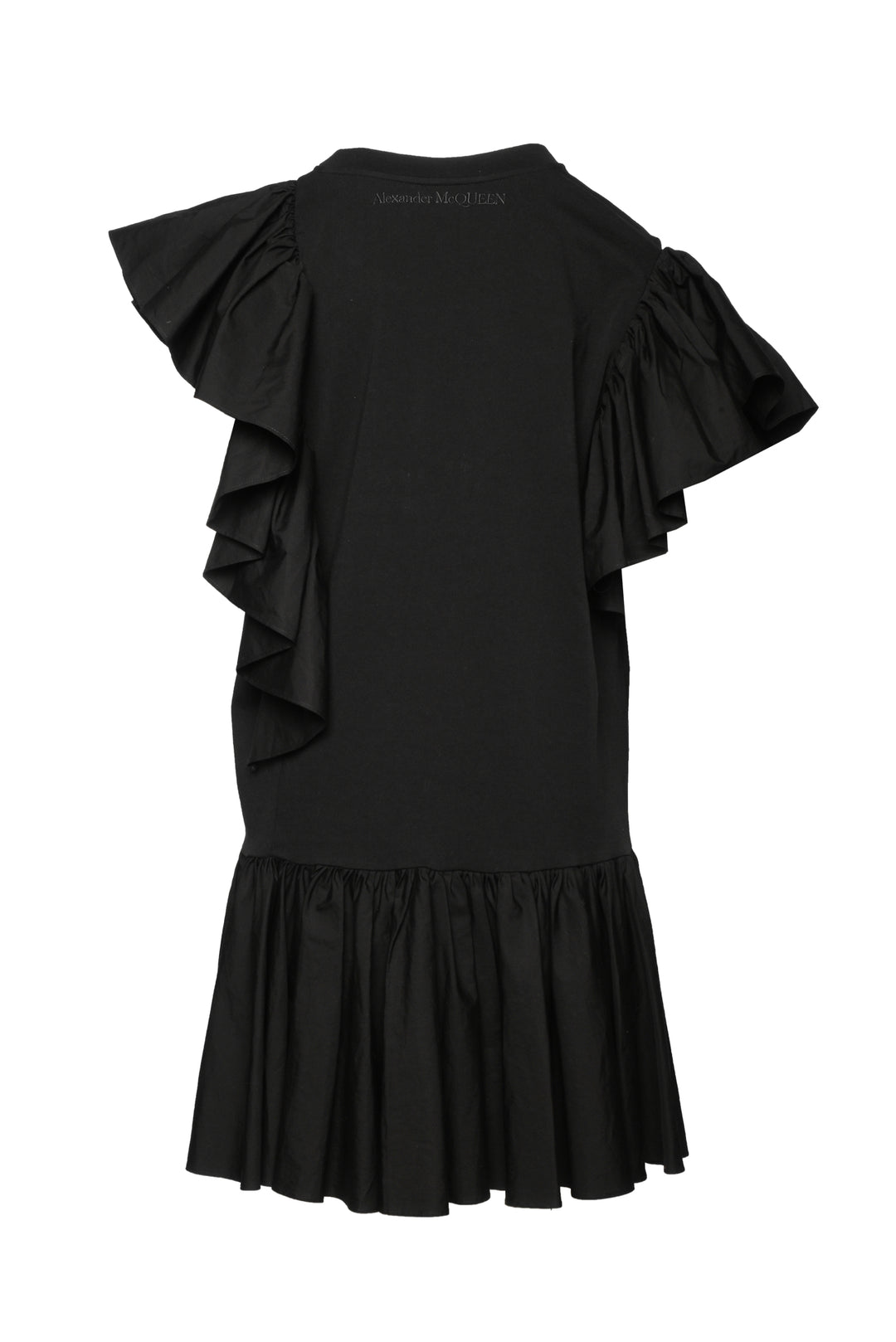 Alexander Mcqueen Size 48 Ruffle Sleeve Dress