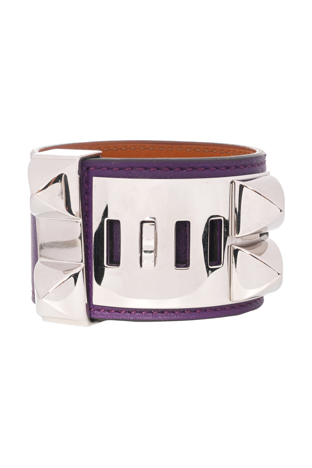 Hermes 2013 Collier de Chien Leather Bracelet