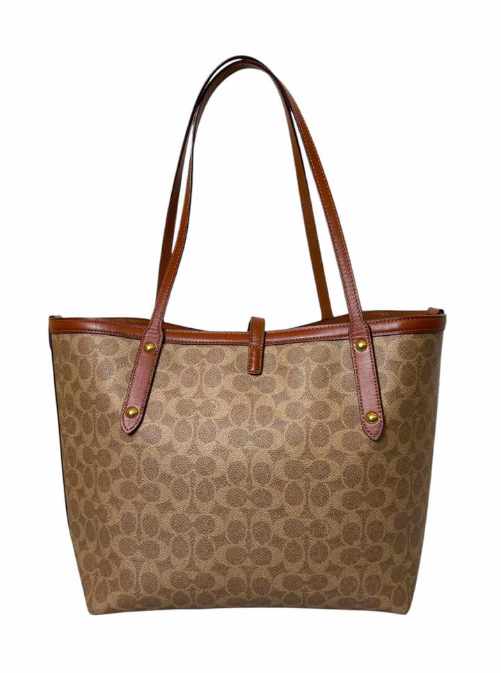 Coach Coated Canvas Market Tote Purse