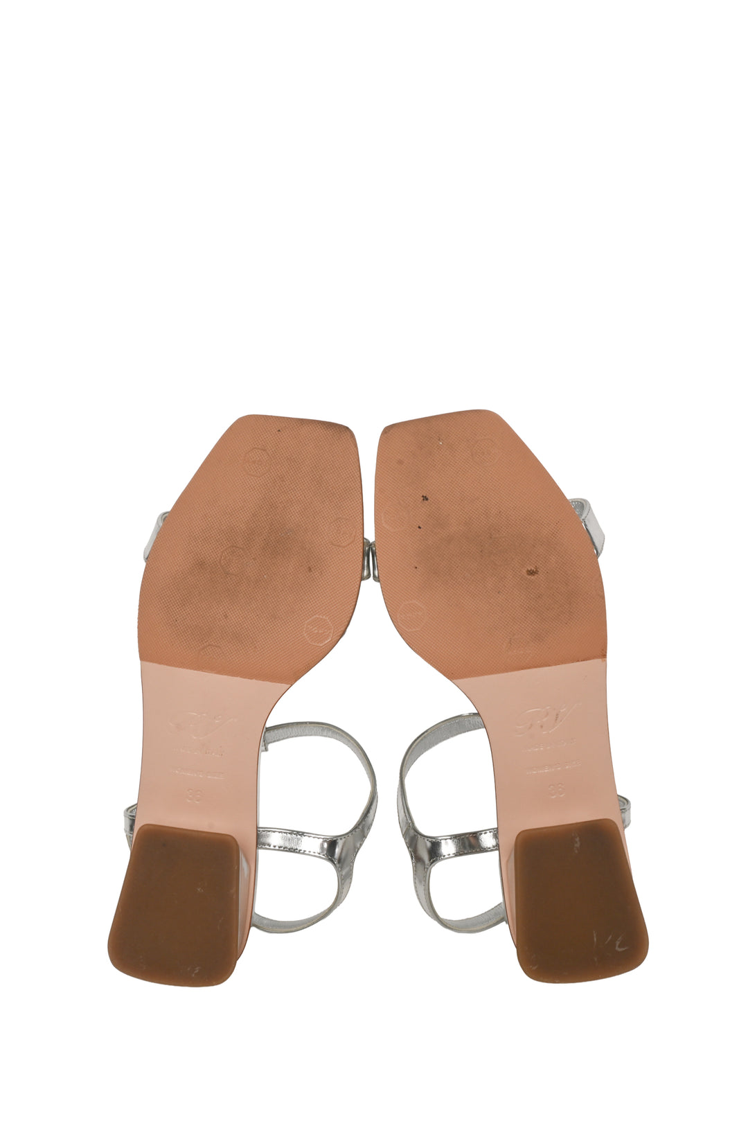Roger Vivier Size 36 Embellished Bikiviv' Leather Sandals