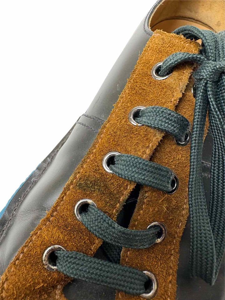 Prada Size 10 Men's Nevada Anthracite Tabac Sneakers