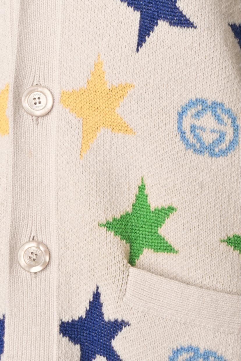 Gucci Size XS Star Interlocking GG Cardigan