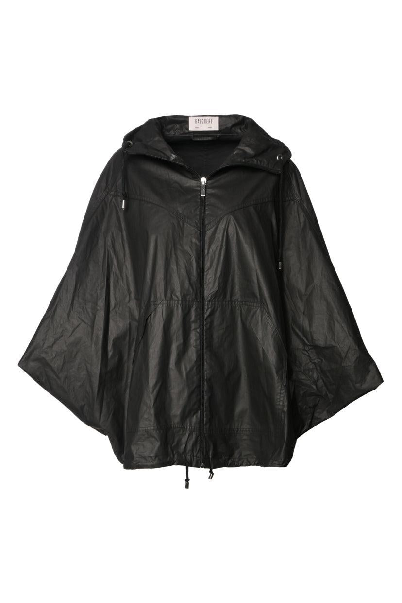 Gauchere Size 34 Bat Wing Hooded Jacket