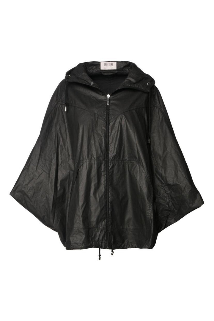 Gauchere Size 34 Bat Wing Hooded Jacket