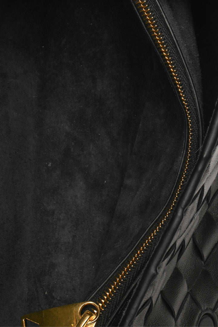 Bottega Veneta Intrecciato Leather Notturno Shoulder Bag