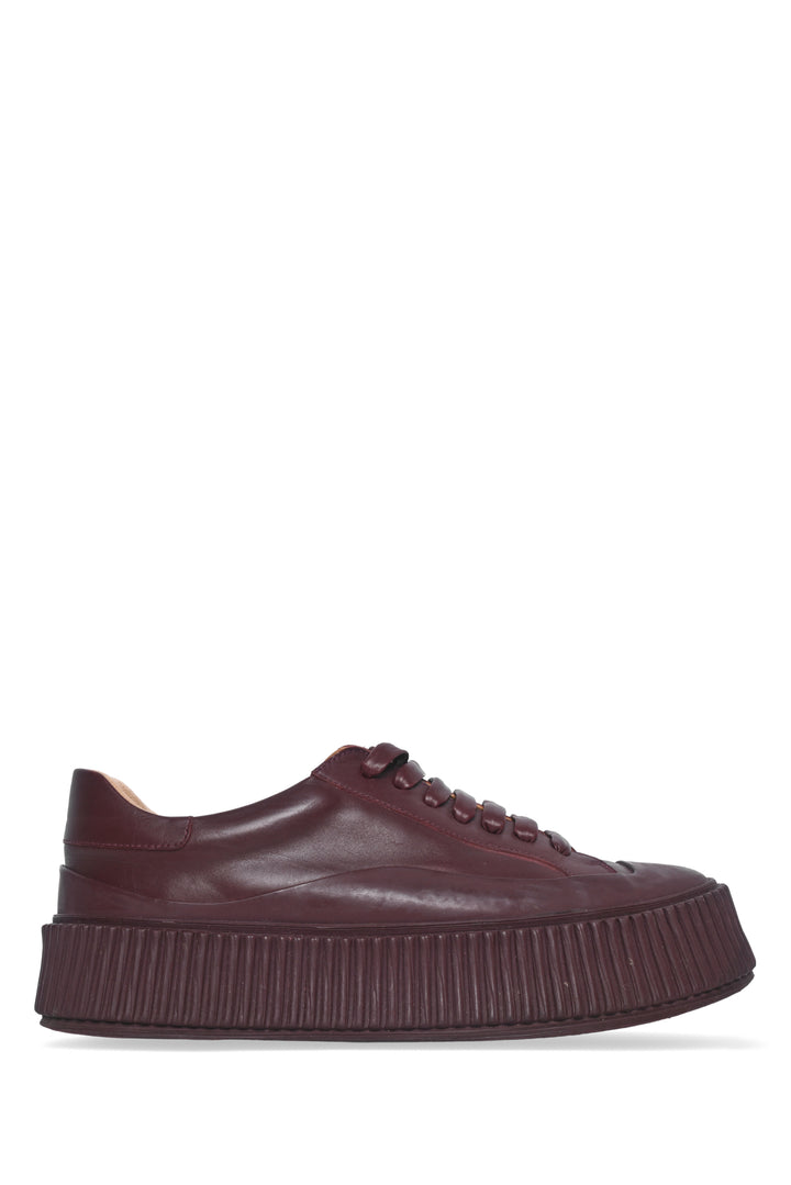 Jil Sander Size 37 Low Top Platform Sneaker