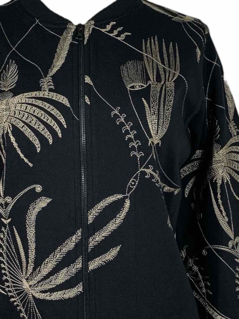 Dries Van Noten Size S Floral Embroidered Bomber Jacket