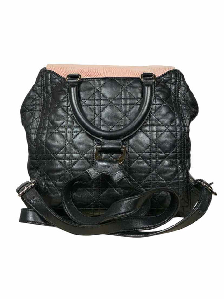 Christian Dior Lambskin Mesh Cannage Embroidered Stardust Backpack