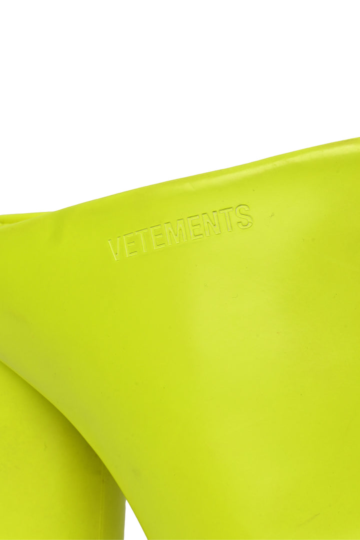 VETEMENTS Size 35 Neon Leather Sandals