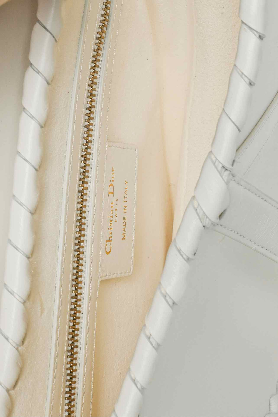 Dior Calfskin Braided Shoulder Bag