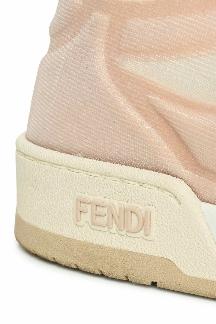 Fendi Size 37 Mesh Embossed Sneaker
