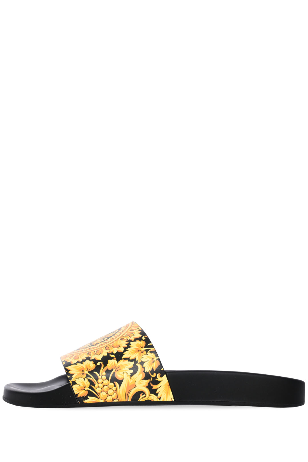 Versace Size 39 Baroque Printed Slip-on Slides