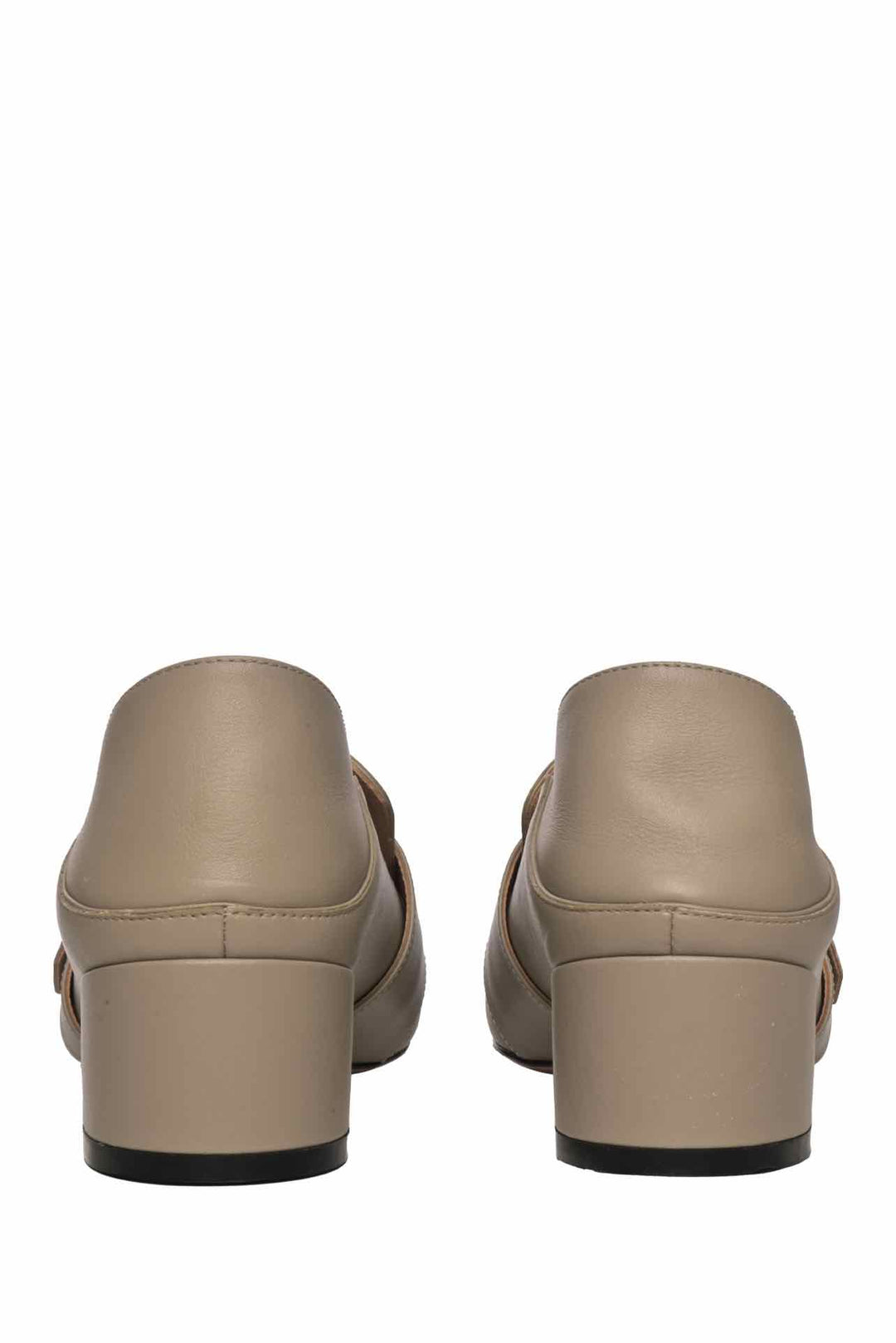 Bally Size 37 40mm Buckle Detail Block Heel Pumps