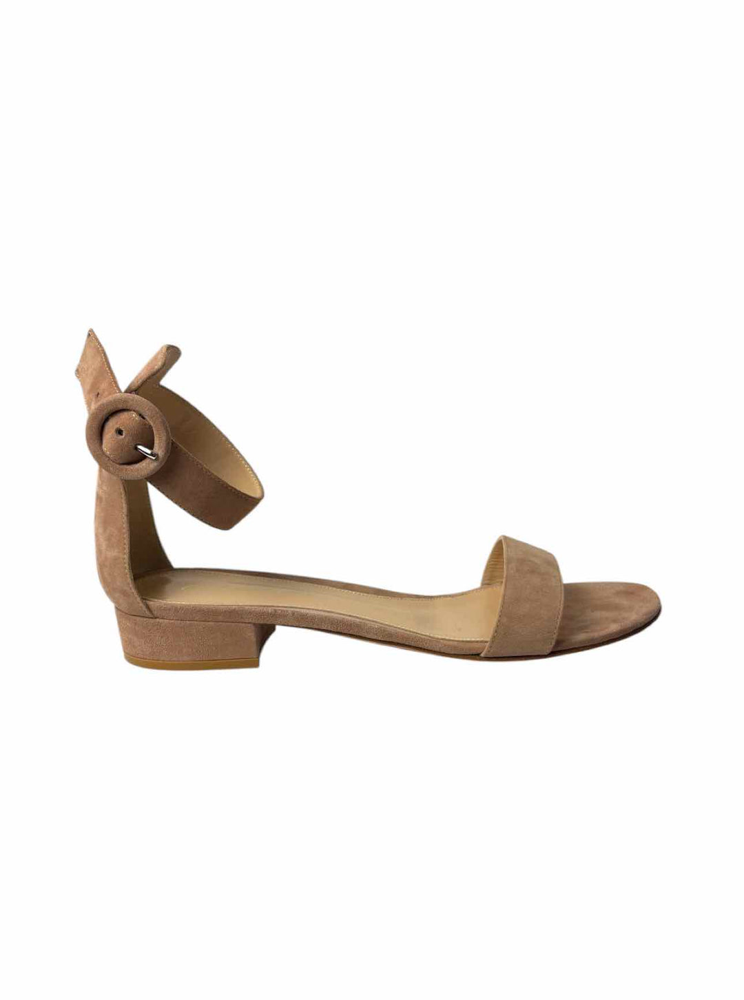 Gianvito Rossi Size 37.5 Suede Sandals
