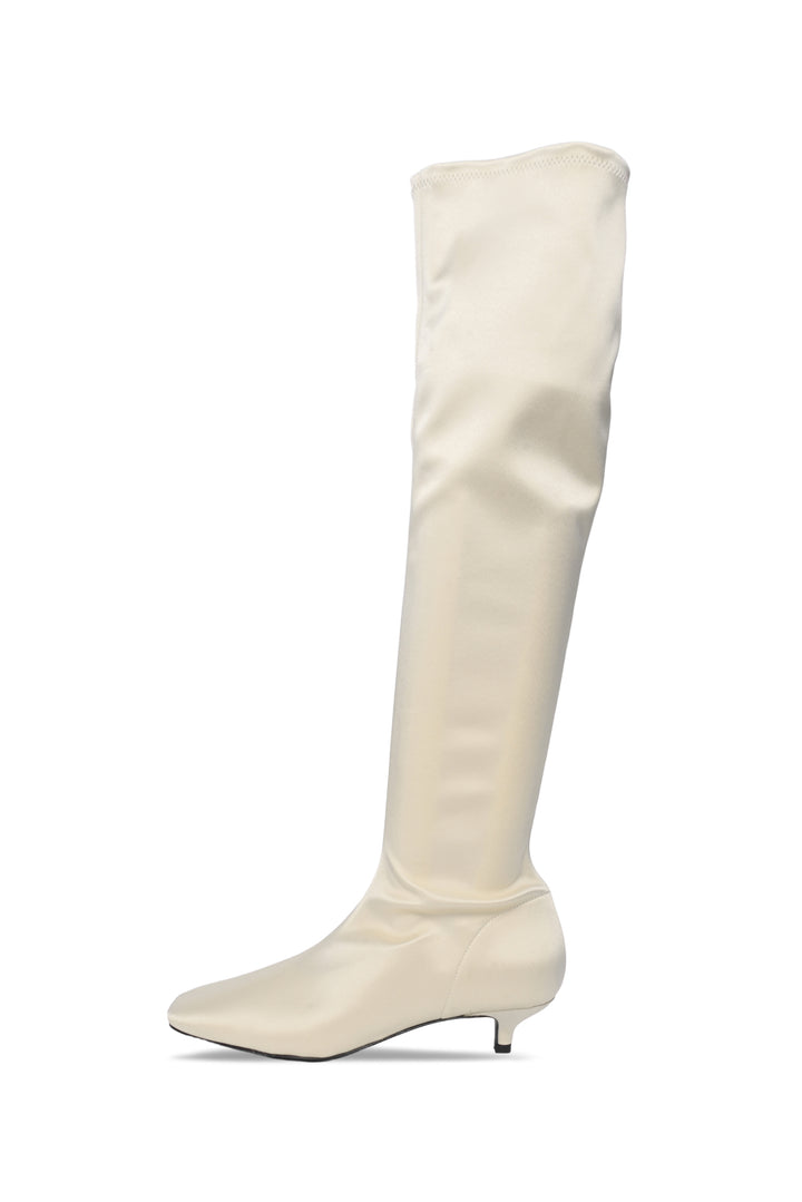 Toteme Size 39 Satin Knee-High Boots