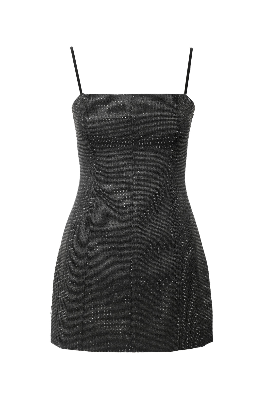 Alexander Wang Size 2 Crystal-Embellished Twill Mini Dress