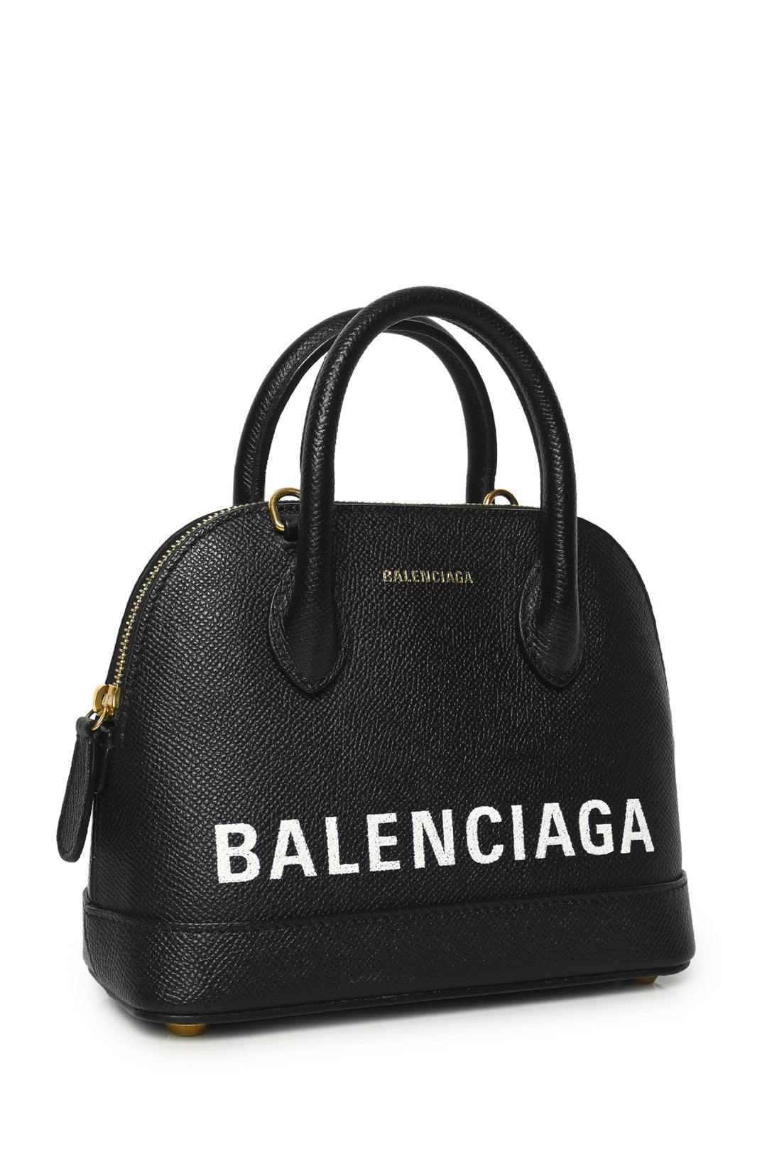 Balenciaga F/W 2018 XXS Ville Logo Top Handle Bag