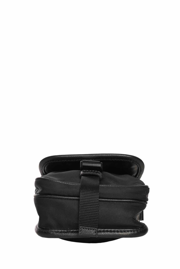Prada Logo Plaque Buckle Crossbody