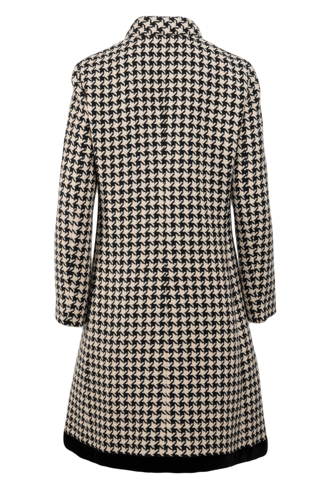 Gucci Size 40 Houndstooth Wool Blend Coat