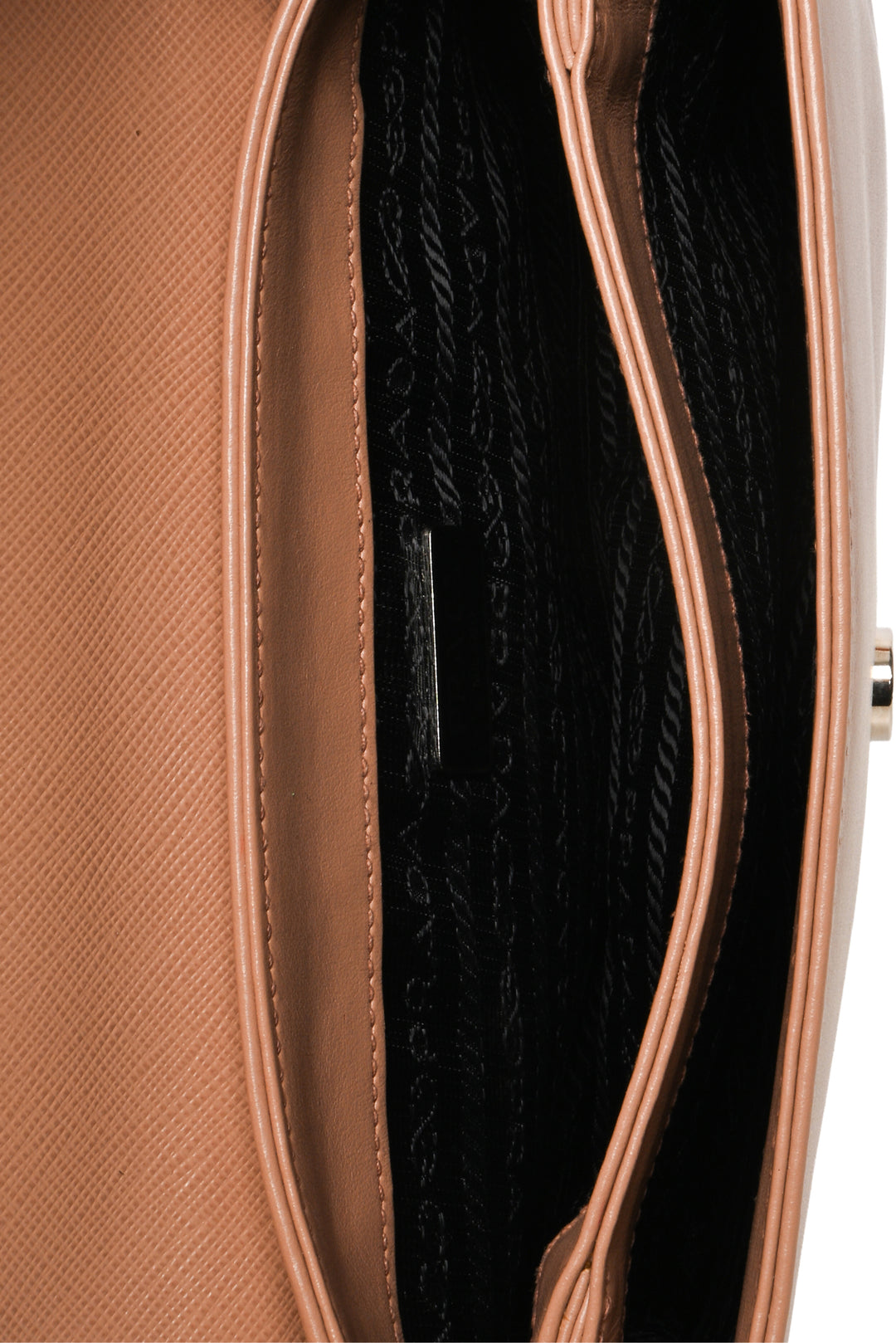 Prada Saffiano & Soft Calf Leather Chain Crossbody