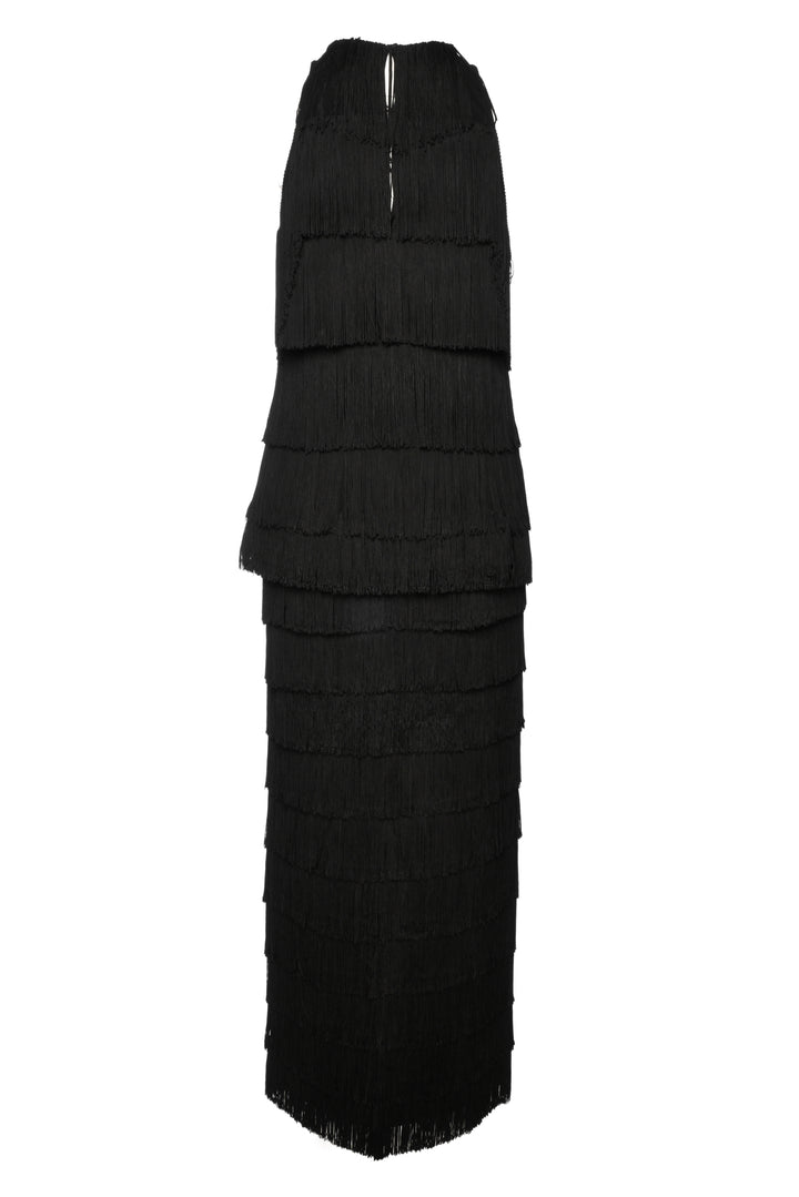 Dorothee Schumacher Size 3 Emotional Essence Fringed Tank Top & Maxi Skirt Set.