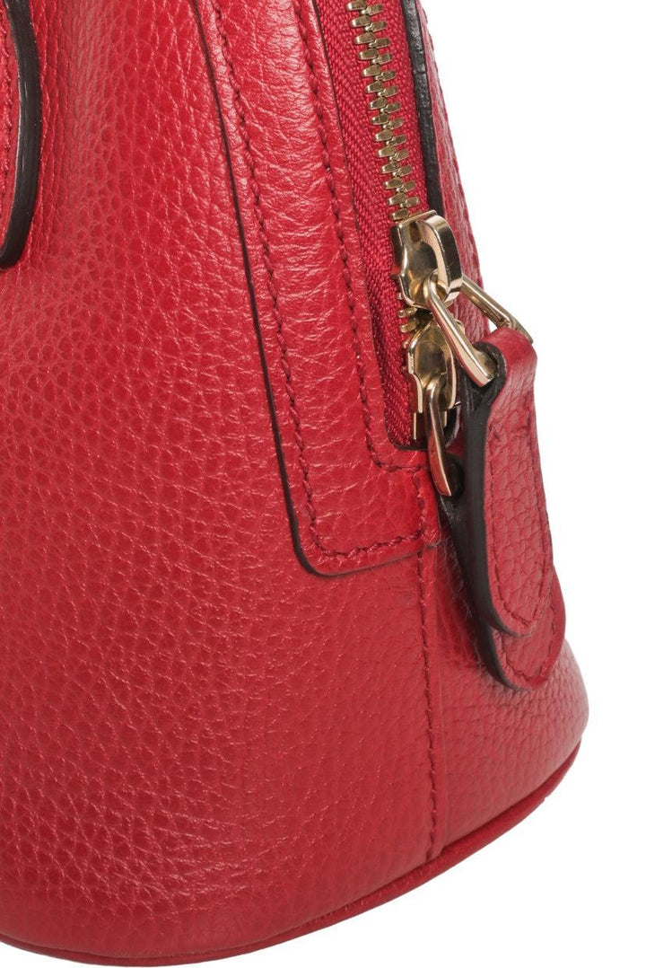 Gucci Dollar Calfskin Small GG Charm Dome Satchel