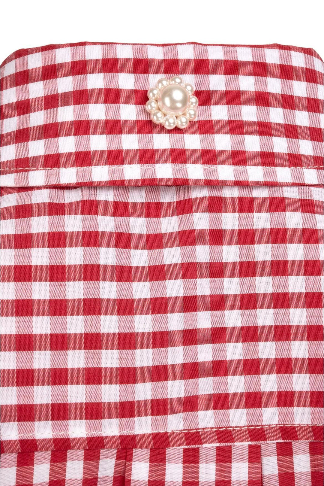 Simone Rocha Size 2 Puff-Sleeve Gingham Shirt
