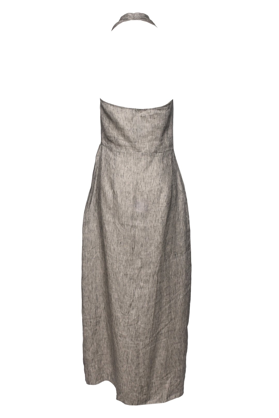 RAEY Size S Wrap Linen Halter Dress