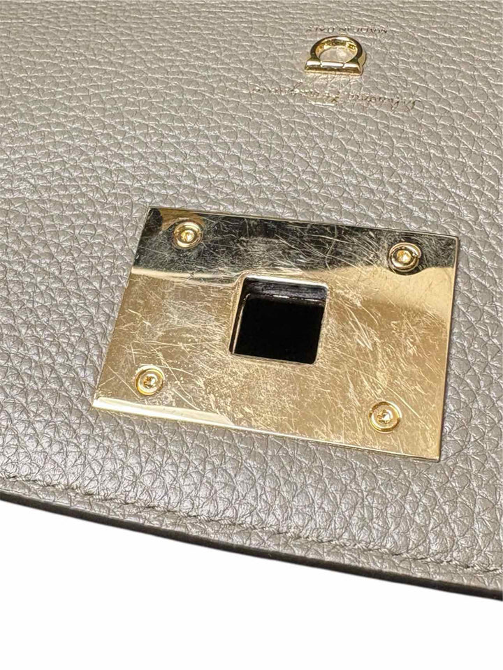 Salvatore Ferragamo Studio Leather Tote Purse