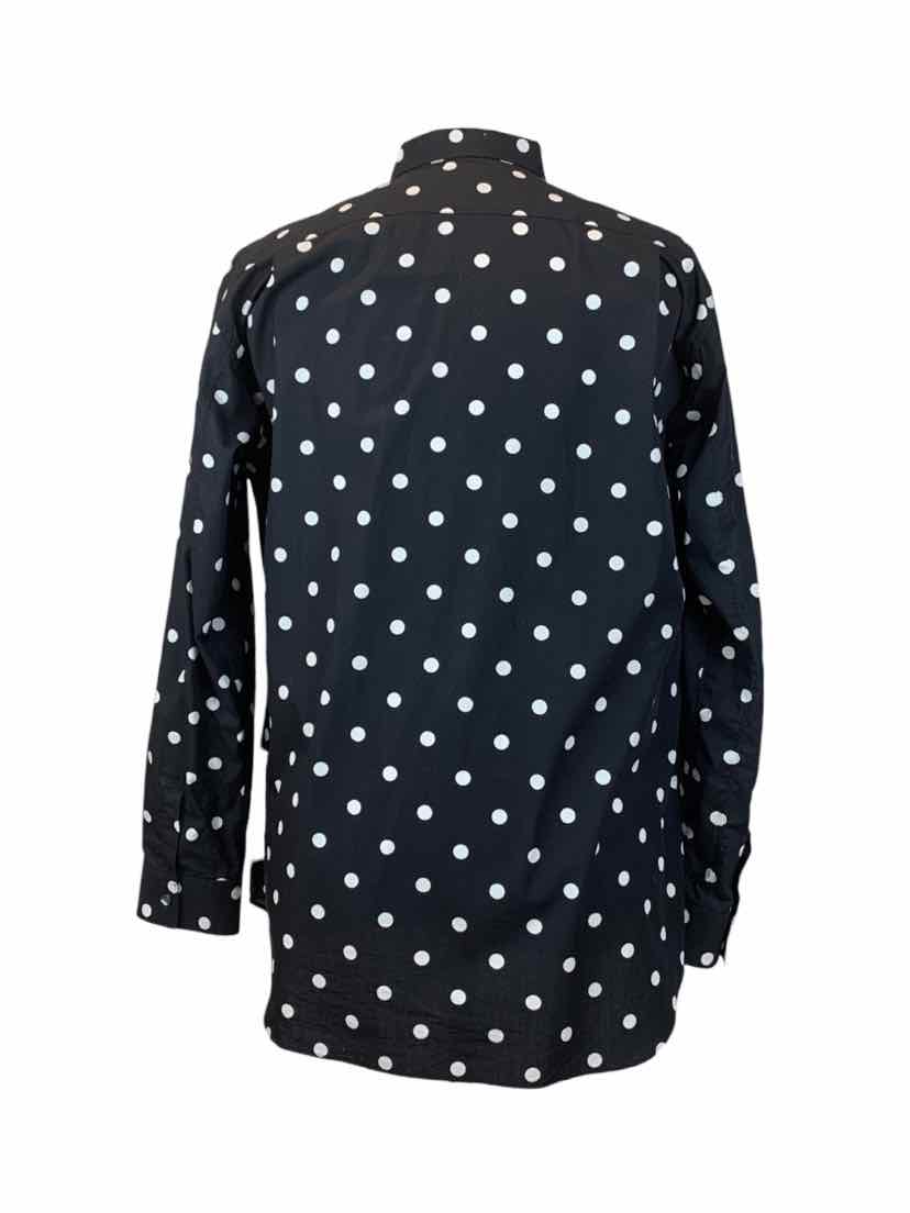 Comme Des Garcons Size XL Men's Polka Dot Print Shirt Long Sleeve