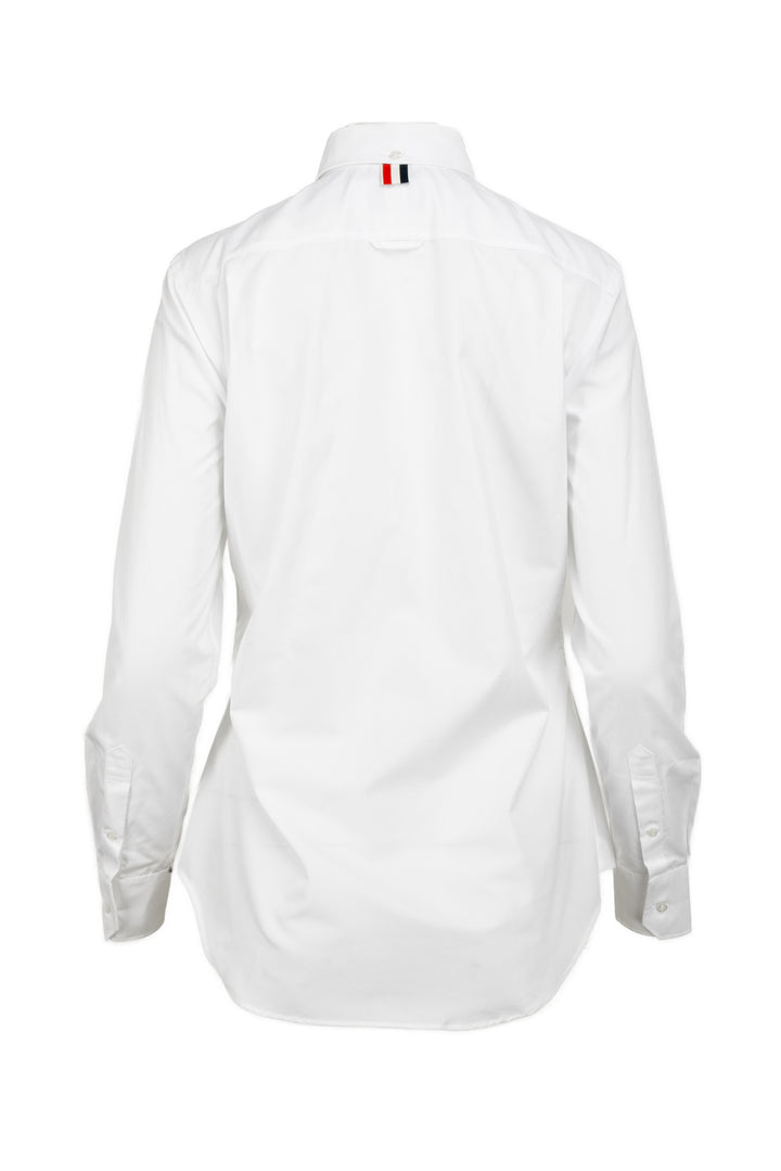 Thom Browne Size 42 Classic Long Sleeve Button Down Point Collar Shirt