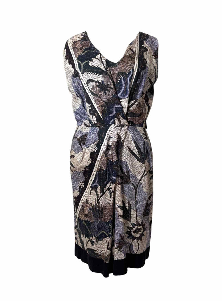 Dries Van Noten Size 40 Printed Cotton Dress